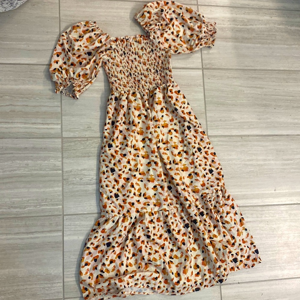 Maxi Dress -Cheetah Print, size S